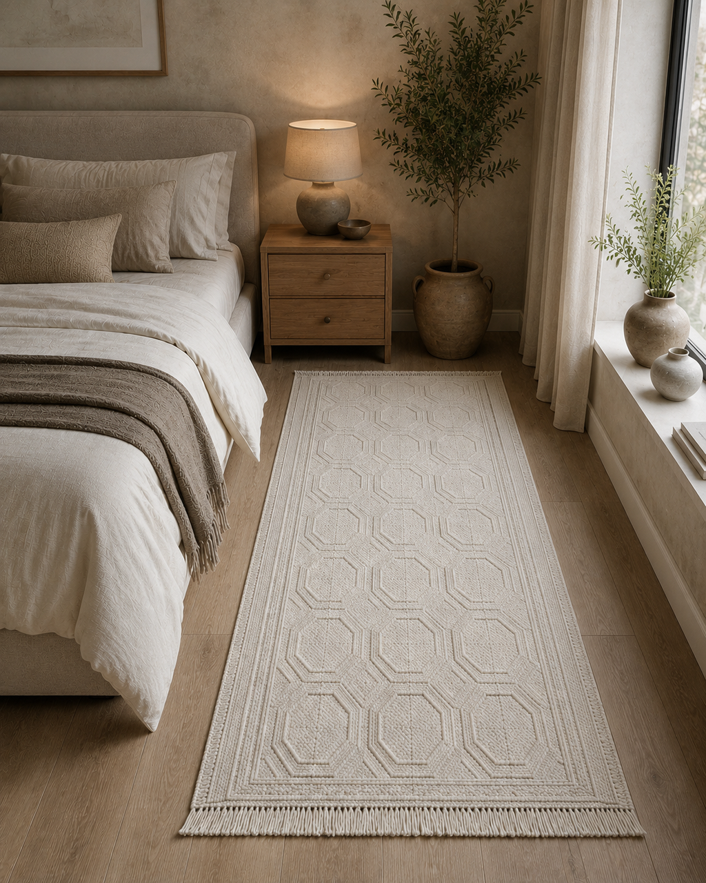 Solarie Round Beige Rug