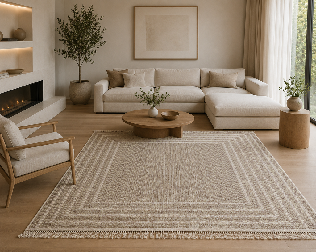 Solarie Beige & Cream Rug