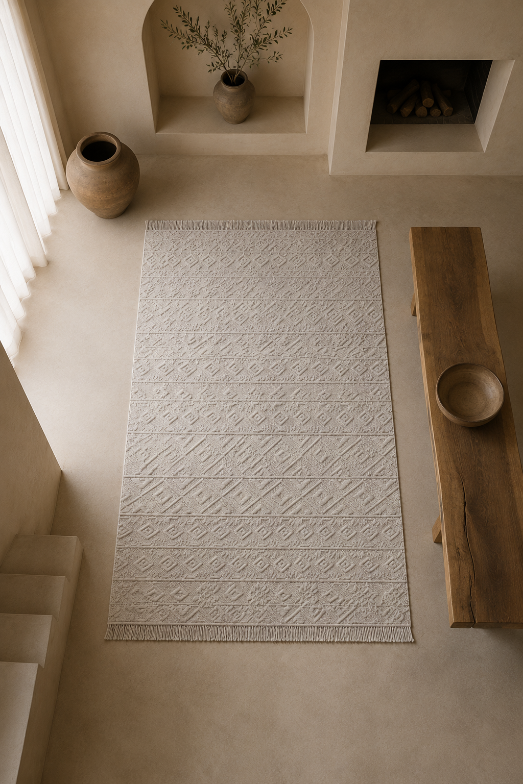 Solarie Round Beige Rug