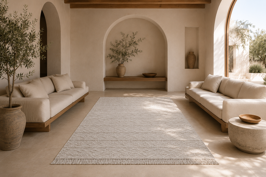 Solarie Round Beige Rug